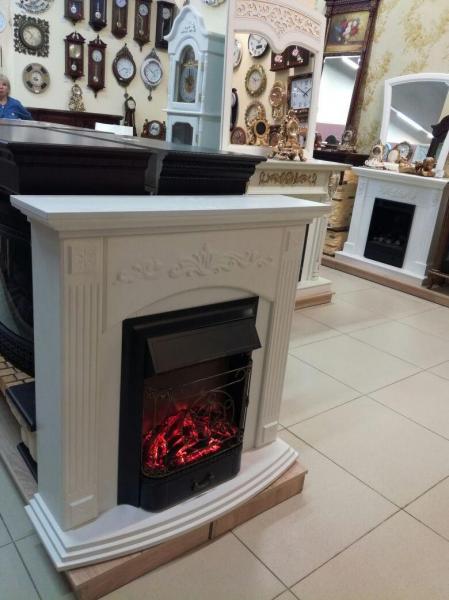 Электрокамин Неаполь белый — фото 3